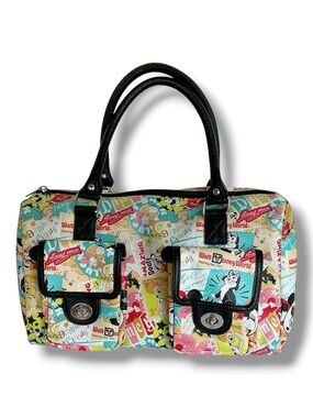 Disney Parks Authentic Walt Disney World Cartoon Collage Satchel